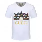 gucci t shirt new design 2021 3star gg white